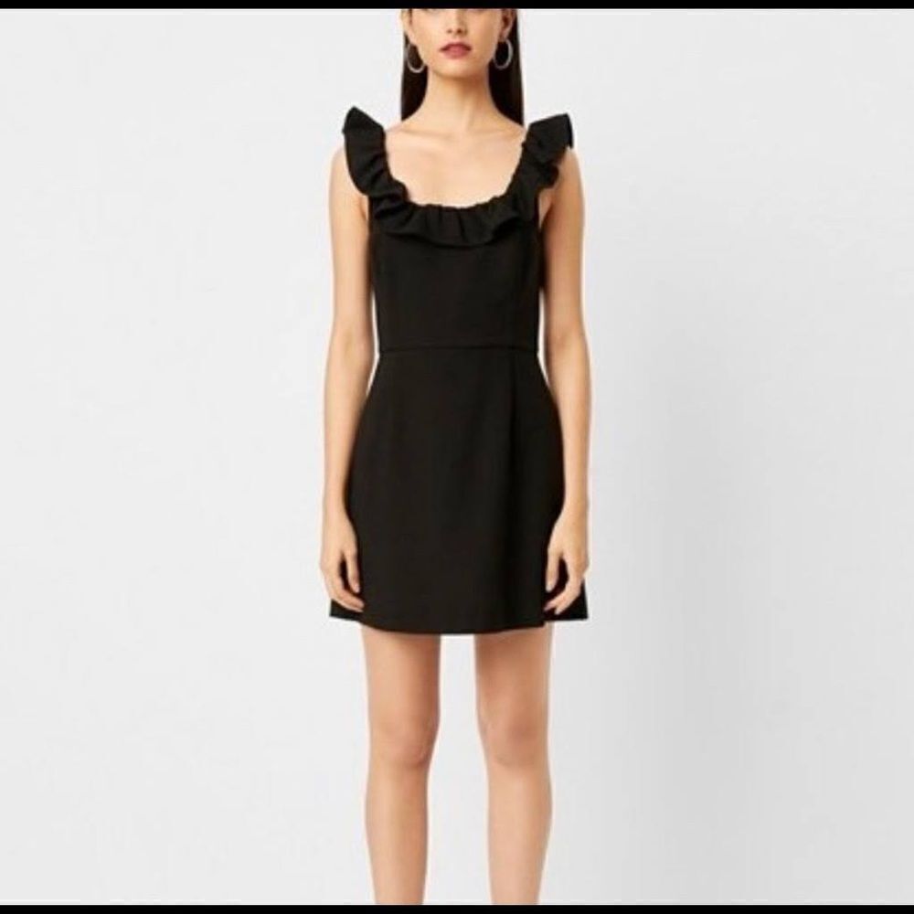 French Connection Whisper Light Ruffle Mini Dress - Picture 3 of 7